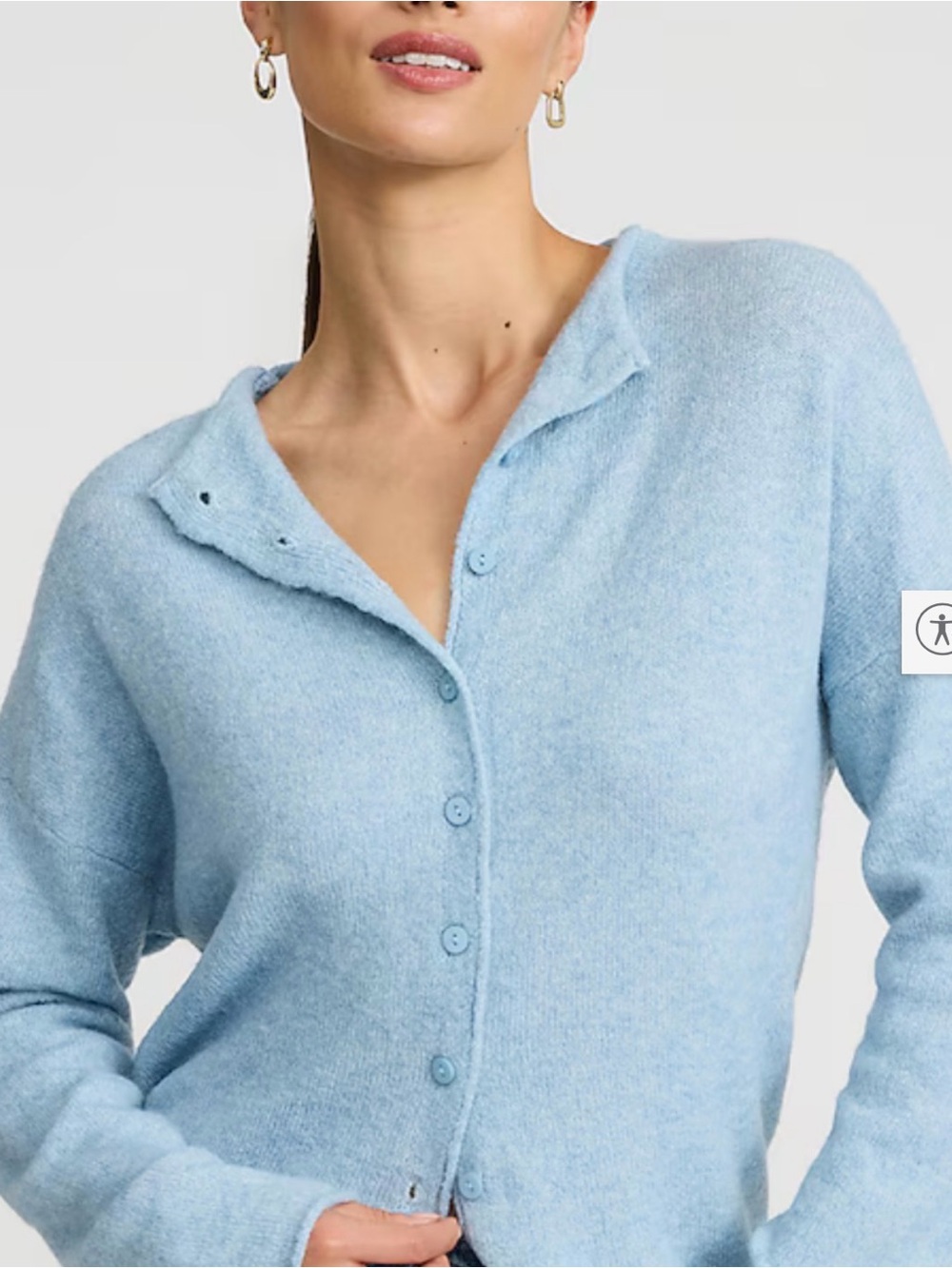 Essential Roll Neck Cardigan